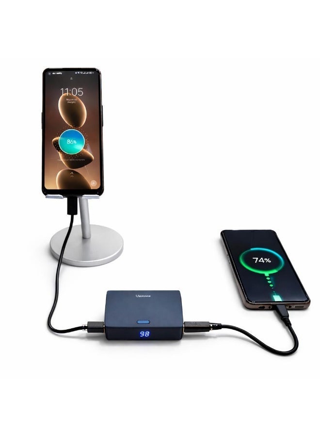 USLPOWER Power Bank 10000mAh PD 20W Fast Charging Portable Charger, USB-C & USB Output, Smart Chip Protection, LED Power Indicator, Slim & Travel-Friendly for Smartphones & Tablets - Image 4